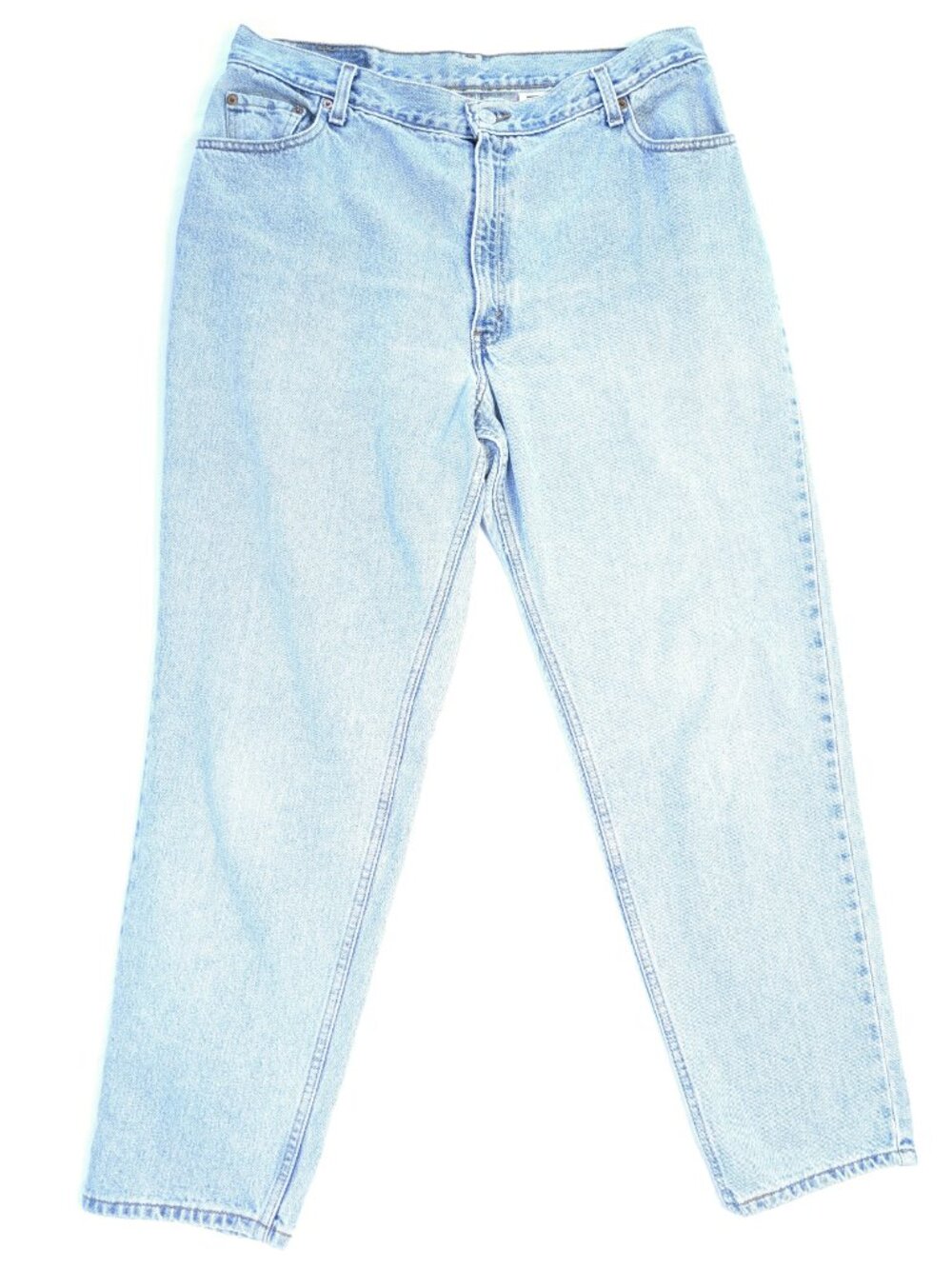 Vintage Levi's 550 Jeans - Women's 18 M - Reg Blue Light Wash Denim Pants 90s